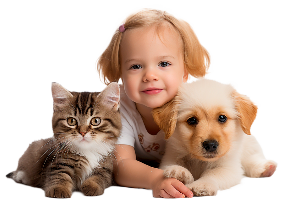 GATO - PERRO - BEBÉ